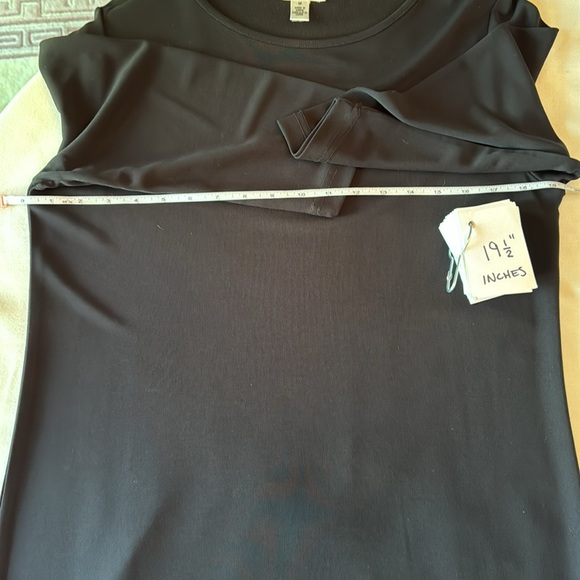 Talbots Basic Black Dress Petite Medium - Picture 9 of 10